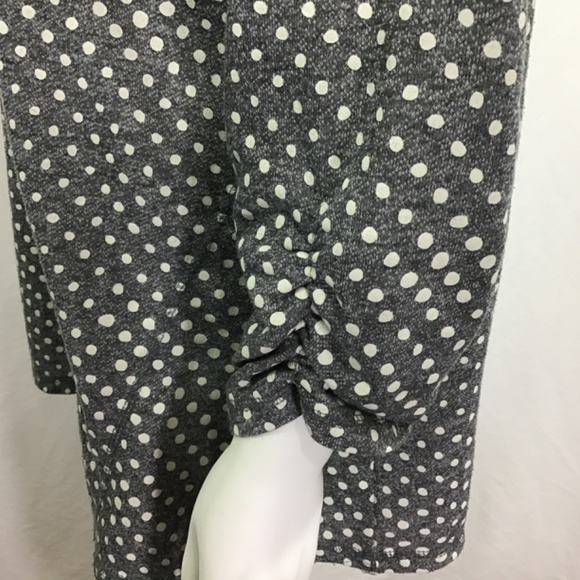 Avenue Gray/White Polka Dot Hoodie - Picture 6 of 11